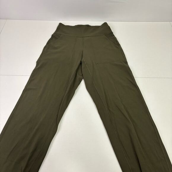 Lululemon Olive Green Align High Rise Jogger Leggings Size 2 OO0788 - Picture 3 of 5